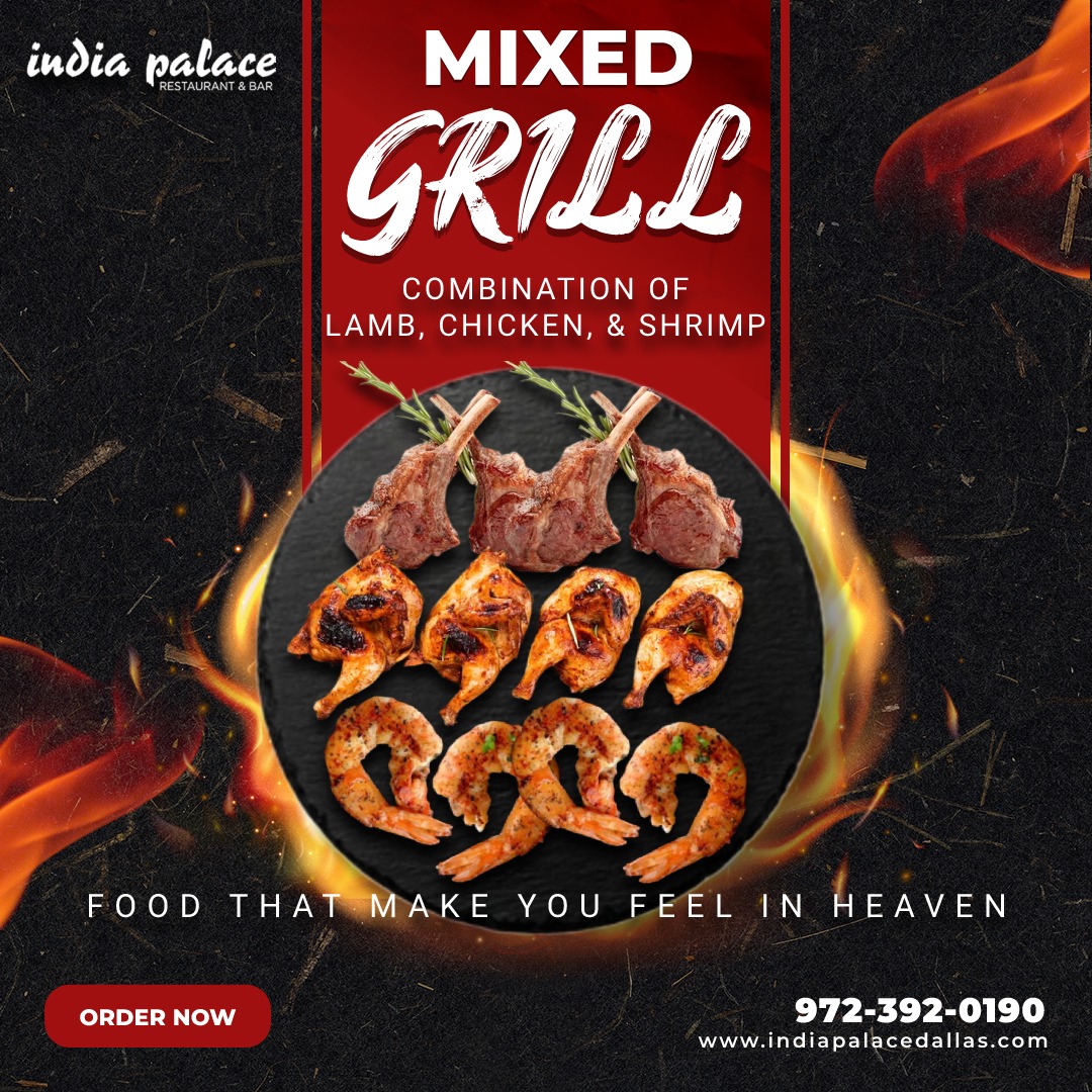 Try Succulent Flavors Of Our Mix Grill